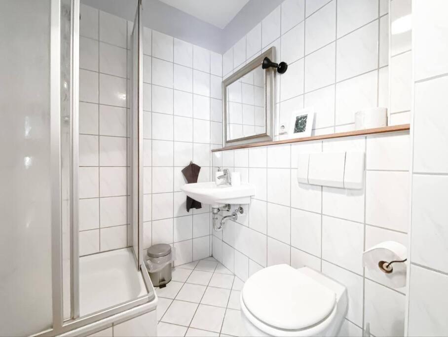 Schoene Ferienwohnung Mit Blick Ueber Stadtwald Leipzig Eksteriør billede